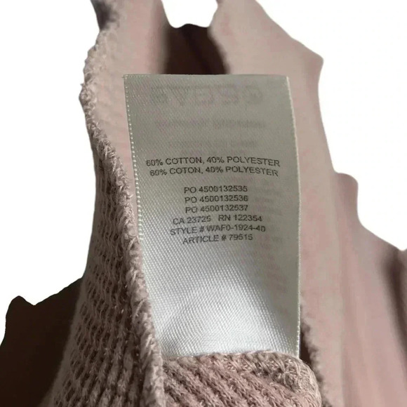 Babaton Thermal Cowlneck  Dusty rose pink/Taupe Size Small - Picture 6 of 10